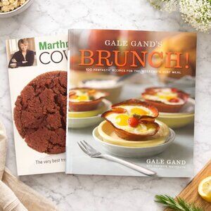 Set of 2 Coffee Table Baking Cooking Books